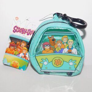 Scooby Doo & Gang Mystery Machine Change Purse Backpack Clip NEW w Tag